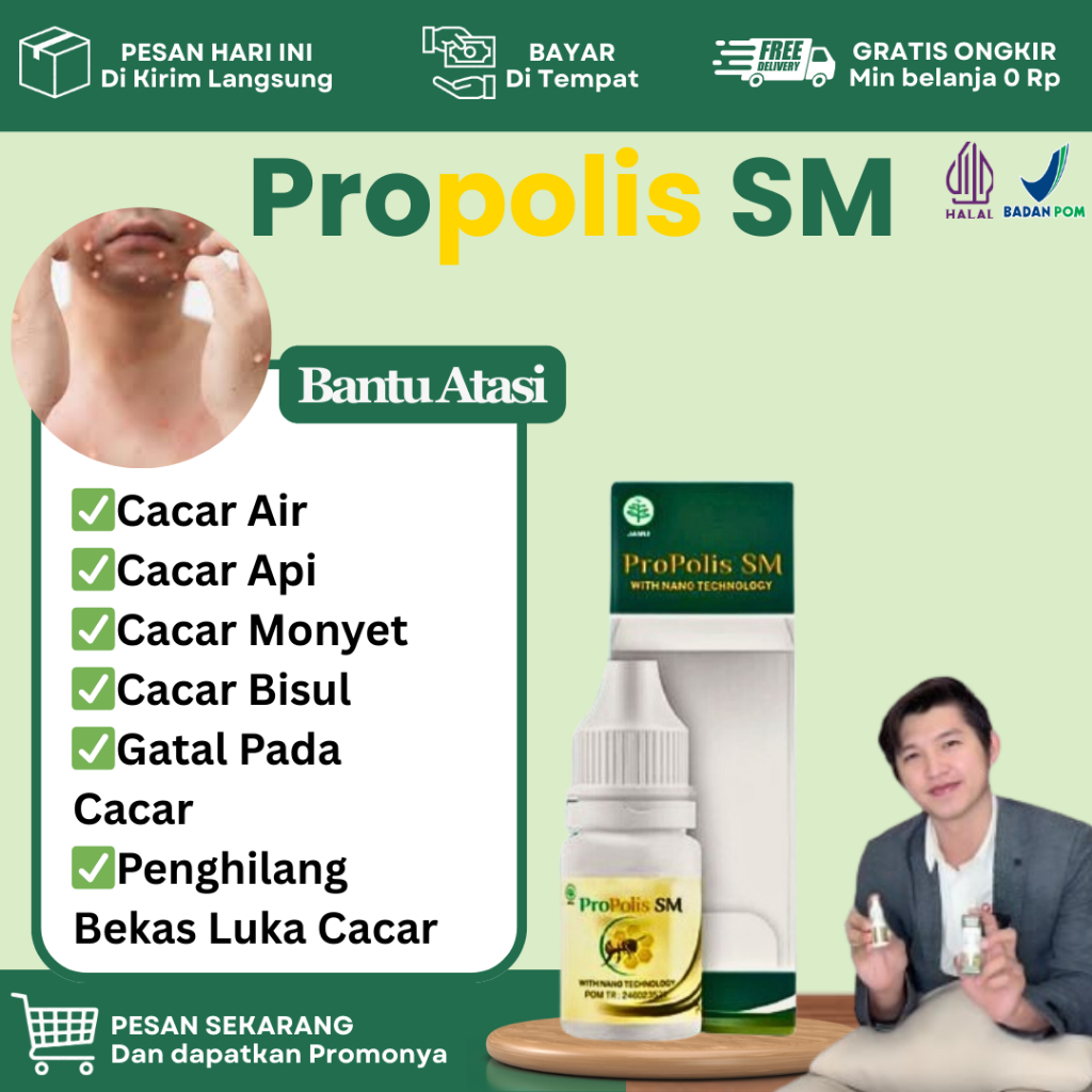 Obat Cacar Air, Penghilang Cacar Ular, Cacar Monyet, Cacar Api, Cacar Bisul, Penghilang Bekas Luka C