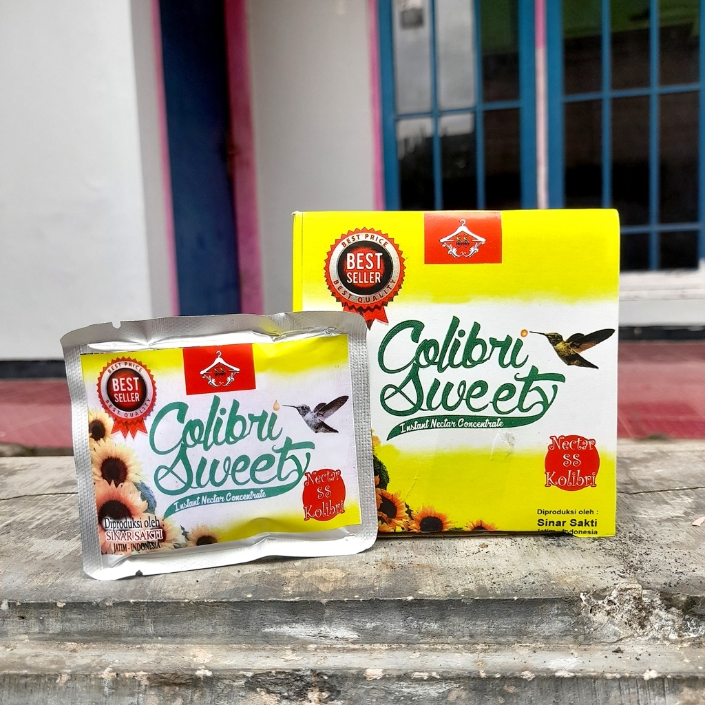 COLIBRI SWEETY 1 SACHET - Colibri Sweat Colibri Sweet Nektar Untuk Burung
