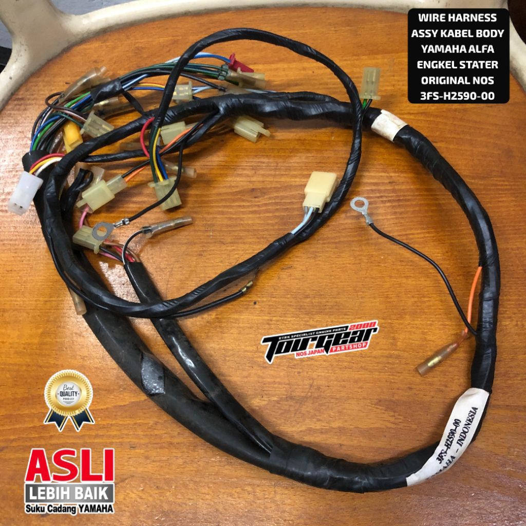 WIRE HARNESS ASSY KABEL BODY YAMAHA ALFA ENGKEL STATER ORIGINAL NOS 3FS-H2590-00