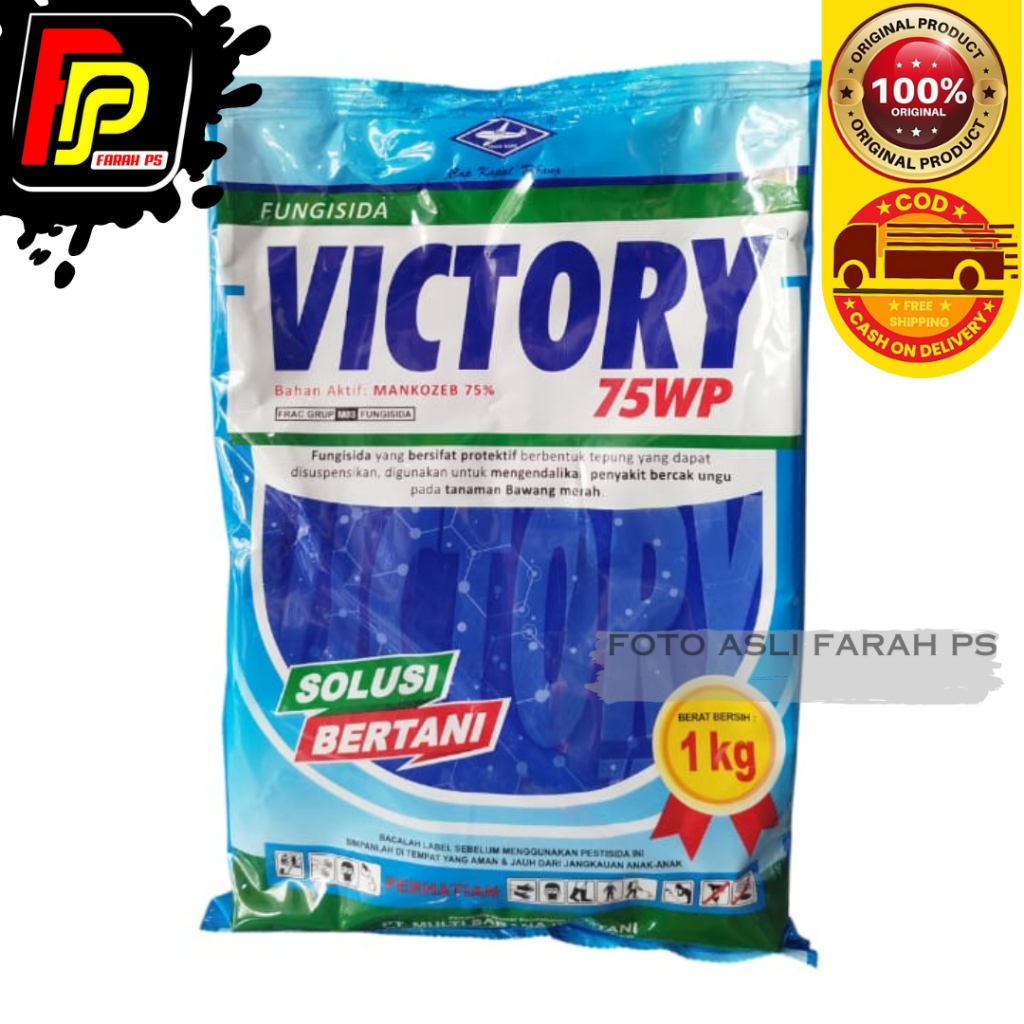 Fungisida Victory 75 WP 1 KG - Fungisida Victory Bahan Aktif Mancozeb
