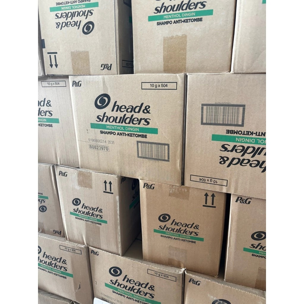 ( KARTON )  Shampoo Head & Shoulders Sachet Rencengan