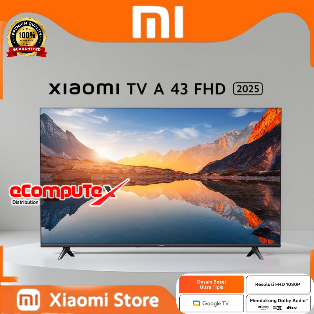 XIAOMI MI TV 43 INCH 2026 / XIAOMI MI TV  43" ANDROID LED SMART TV GARANSI RESMI