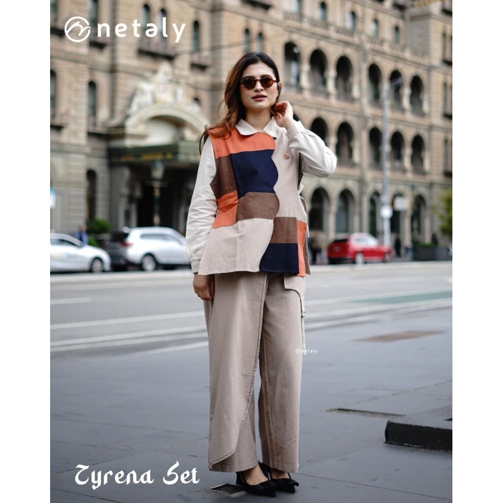 set vest dan celana zyrena by Netaly