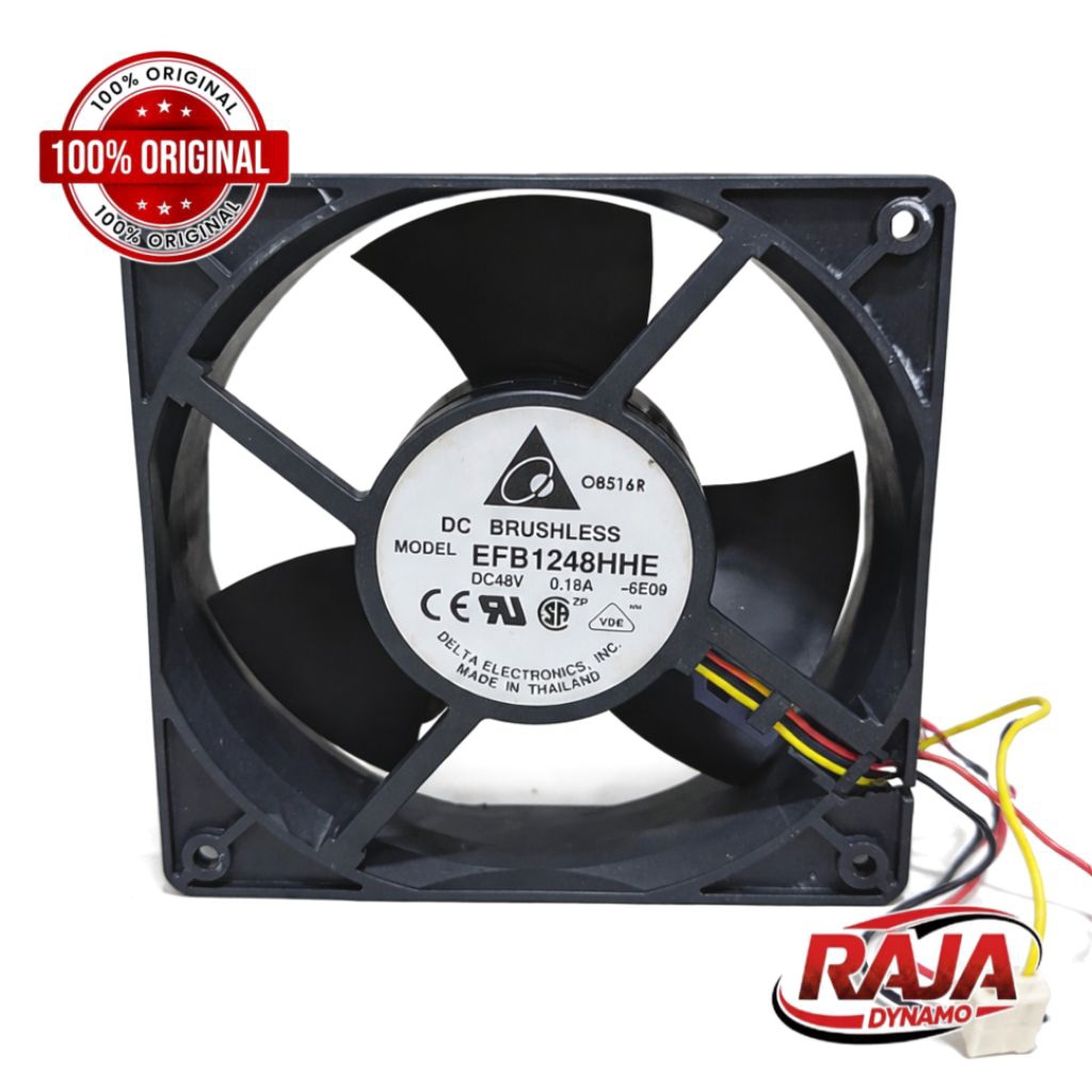 KIPAS FAN DC DELTA 48V Ballbering 12×12 Super Kencang