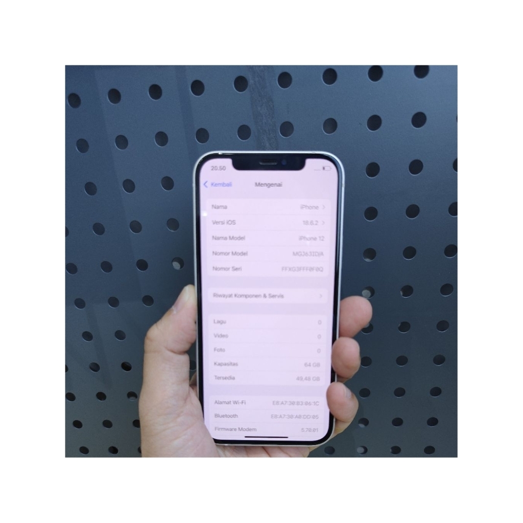 iPhone 12 64GB Second Ex iBox – Mulus & Lengkap