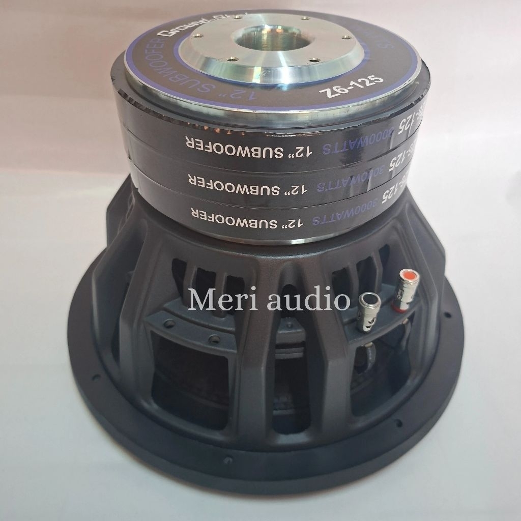 Subwoofer 12 inch 3 Magnet 3000Watt Groundsheker Z6 125 3MAGNET