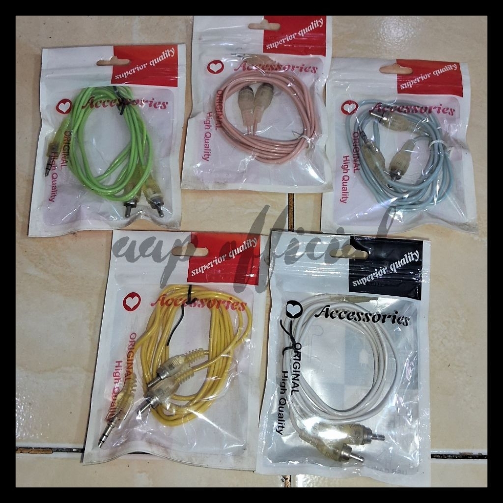 Kabel Aux 1-1 Audio Musik Salon ke HP Jek Speaker Konektor 3.5mm kabel AUX