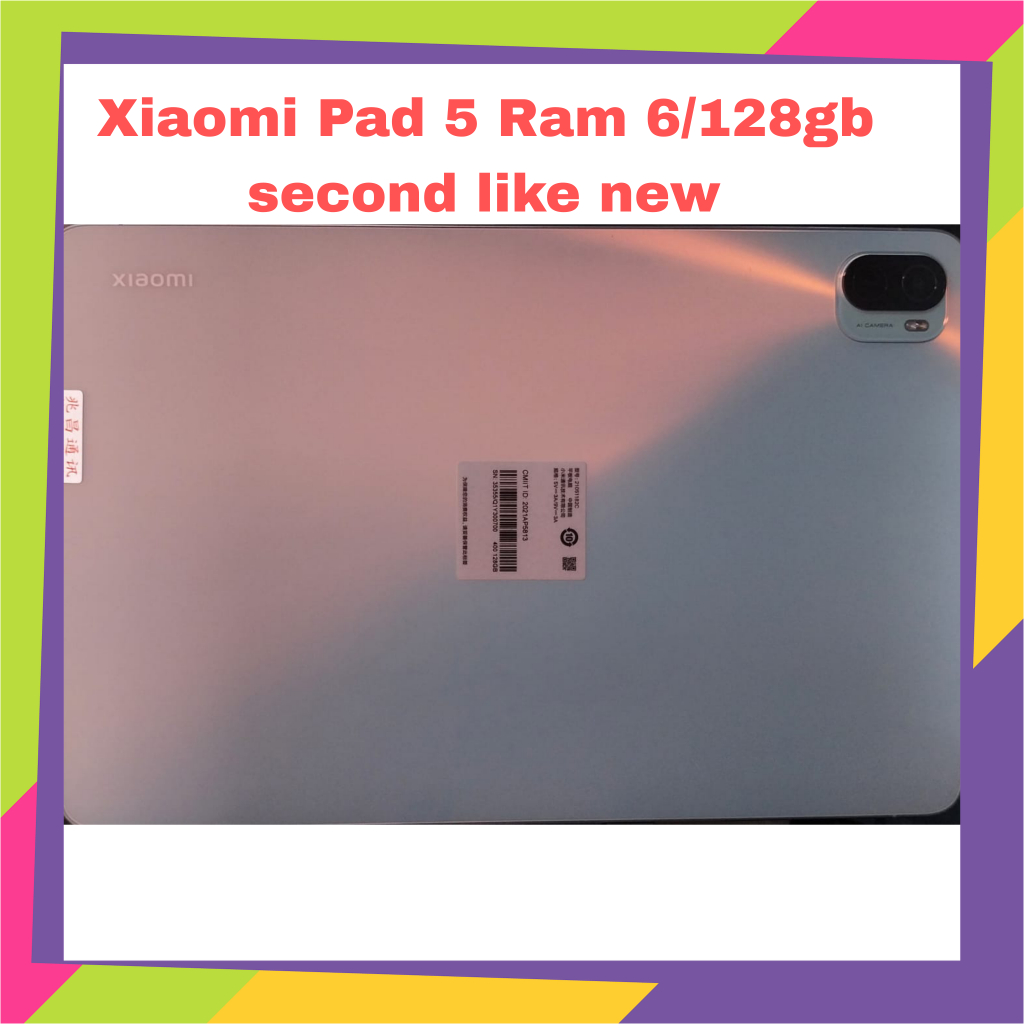Xiaomi Pad 5 6/128 second like new, no minus , free mouse keyboard , softcase, dan tablet stand