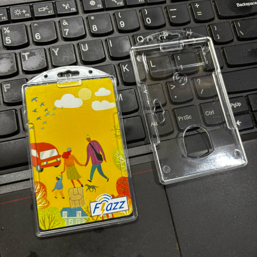 ID CARD HOLDER TRANSPARAN/TEMPAT ID CARD BENING