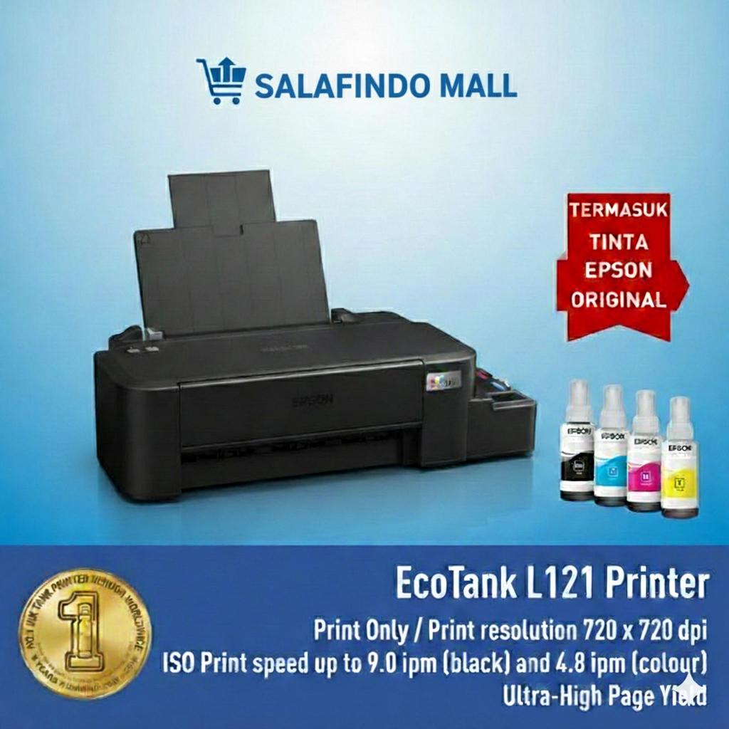 Printer Epson L121 pengganti Epson L120 Garansi Resmi Include Tinta EPSON Original