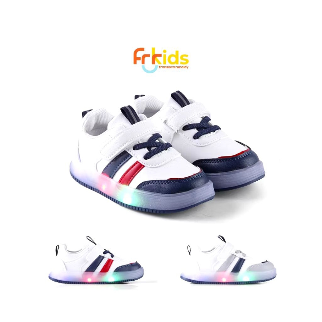 FRKIDS K.Ervan Sepatu Sneakers Anak Sport Berlampu Size 27-31