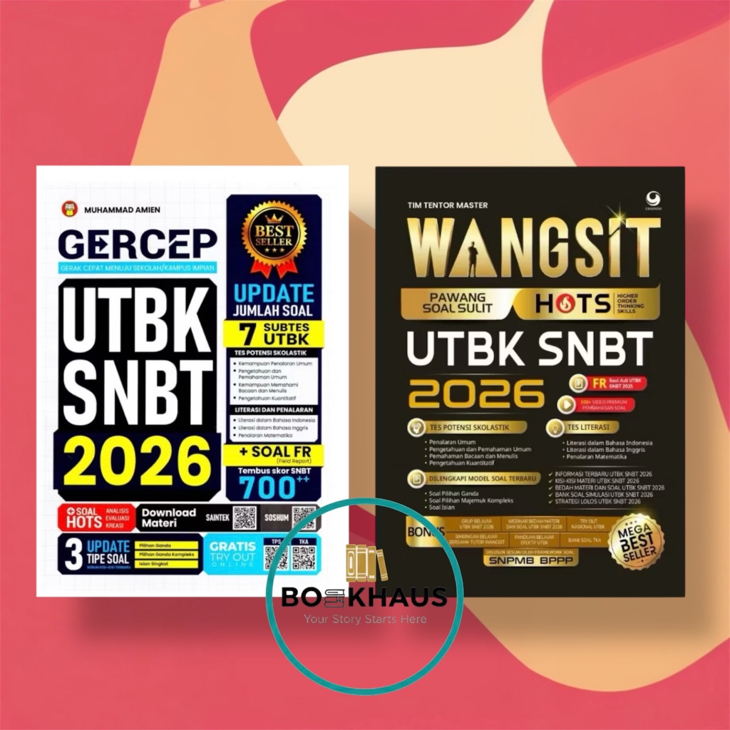 BUKU GERCEP UTBK SNBT 2026 — BUKU WANGSIT UTBK SNBT 2026 — BUKU AL FAIZ UTBK SNBT 2026 — BUKU PATEN 