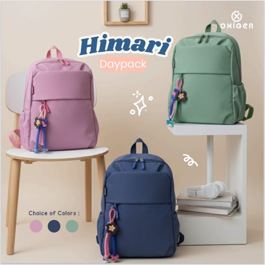 TAS RANSEL OXIGEN BAGPACK LAPTOP 12INCH