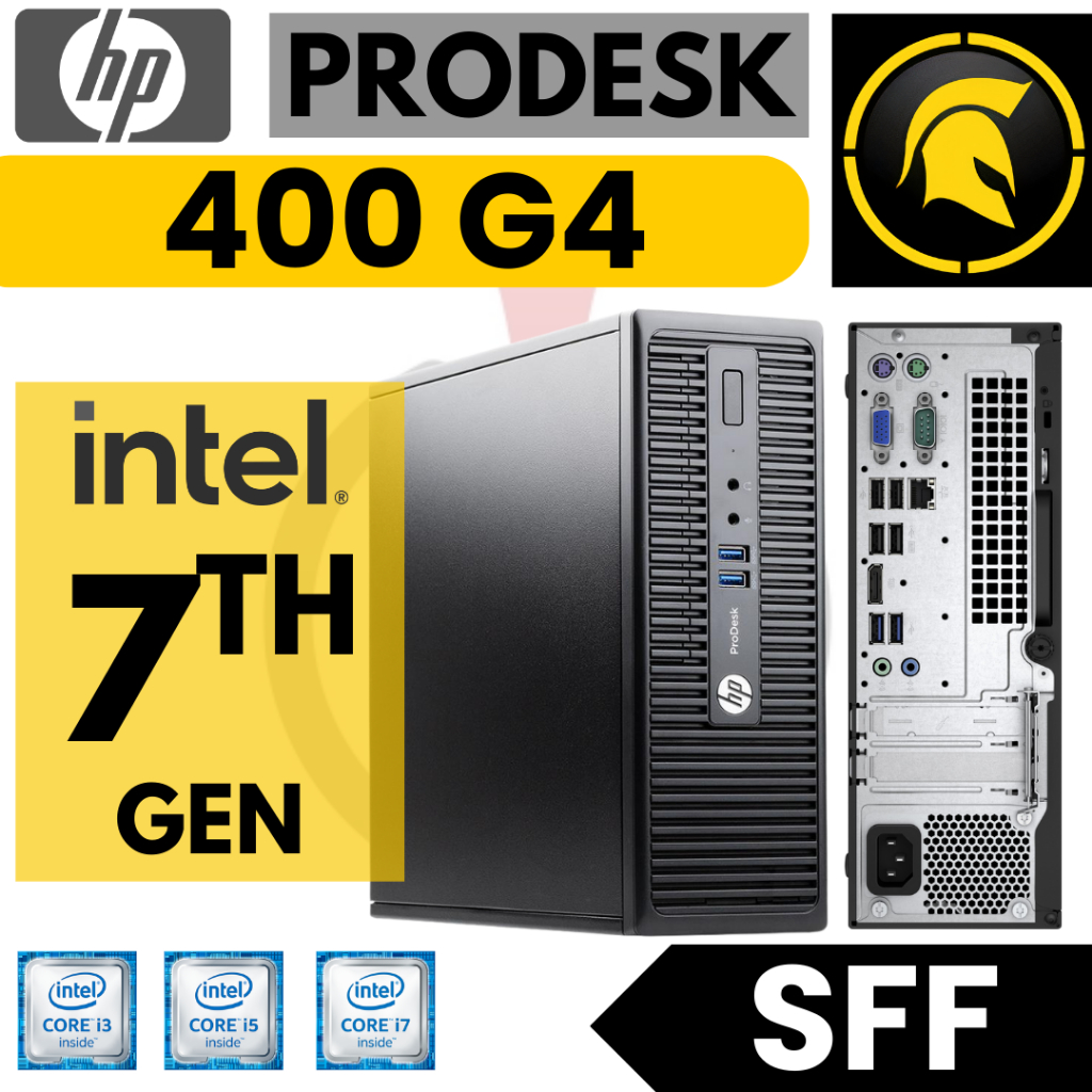 HP ProDesk 400 G4 SFF Core i3 / i5 / i7 Gen 7 PC Slim Second LGA 1151