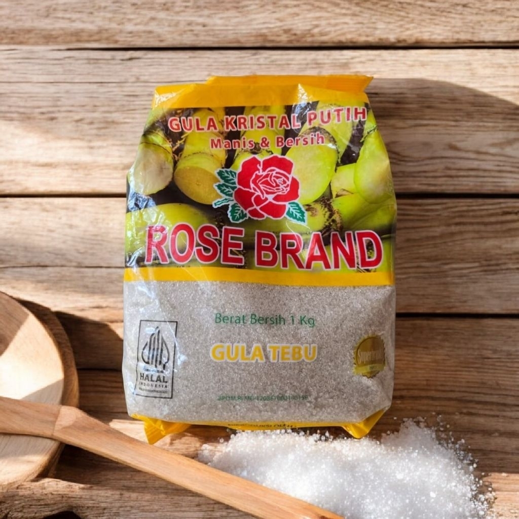 GULA ROSE BRAND GULA TEBU 1 KG /ROSE BRAND KUNING