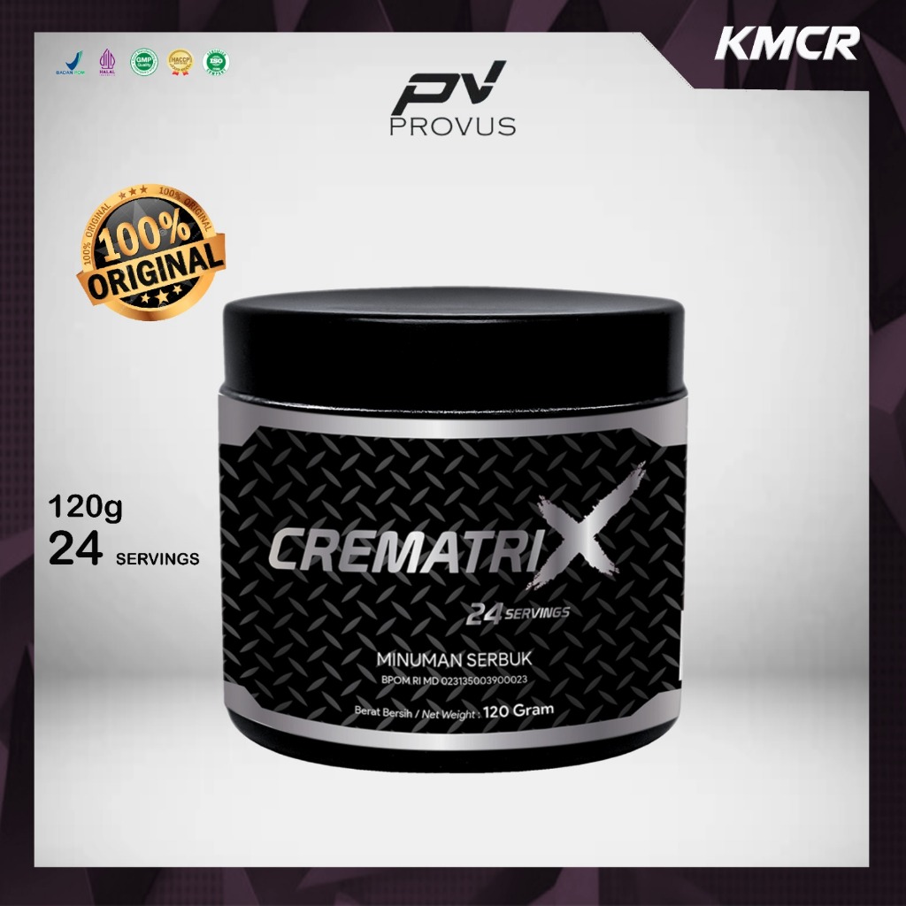 PROVUS Crematrix  120 gr Creatine Monohydrate 100% Creatine Gym Creatin Kreatin Suplemen Gym
