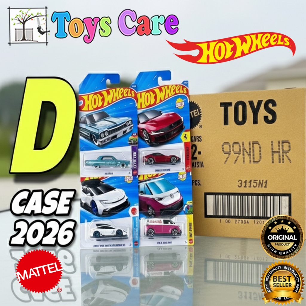 Hot Wheels Grosir Dus Karton Lot A B C D E F G H J K L M N P Q 2026 Segel SNI Original Mattel