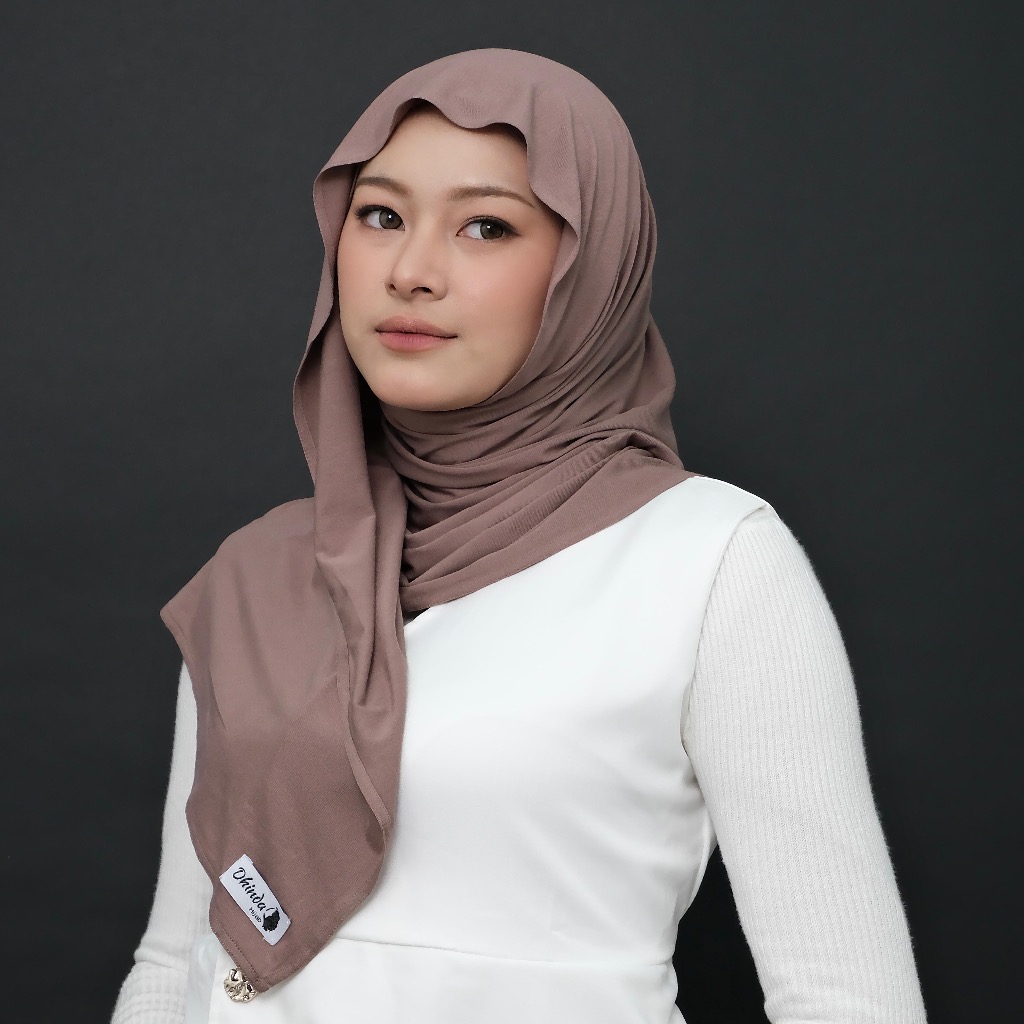 Dhinda Hijab - Pashmina Rayon/Kaos (Kain Rayon Terbaik) Pashmina Ternyaman