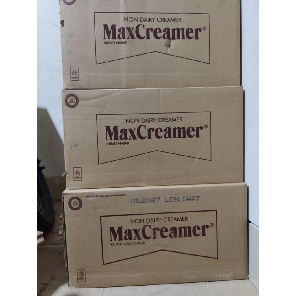 Max Creamer kartonan isi 24 pack x 500 gram