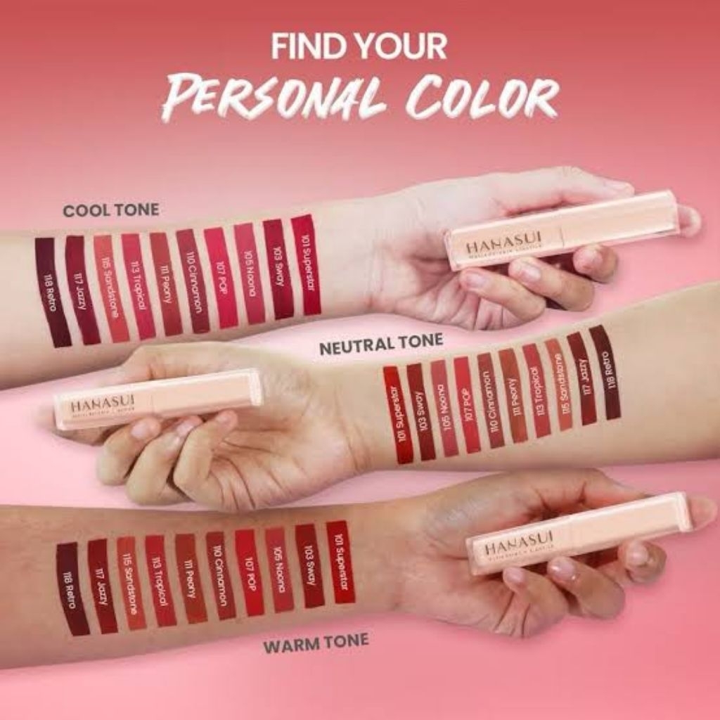 Hanasui Mattedorable Lipstick / Lipstick Hanasui / Lipstick Matte / Lipstick