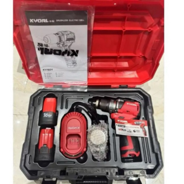 Kyoal KY-1601 Mesin Bor Baterai/Cordless Drill