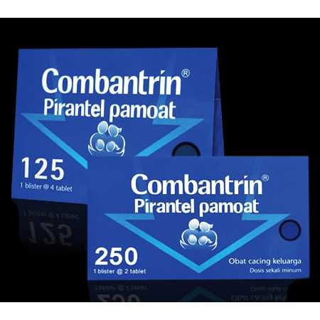 2 STRIP COMBANTRIN 250 MG PER STRIP  ISI 2 TABLET