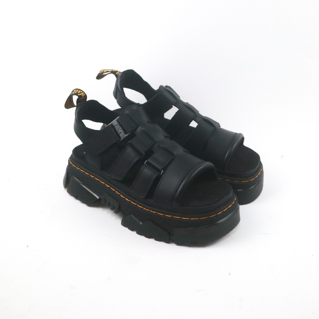Dr Martens Sandals Mattison Black sandal pria wanita