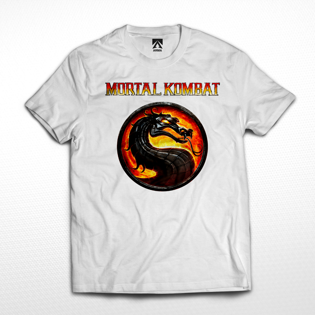 KAOS MORTAL KOMBAT / tshirt film movie baju game klasik distro unisex KAOS VINTAGE