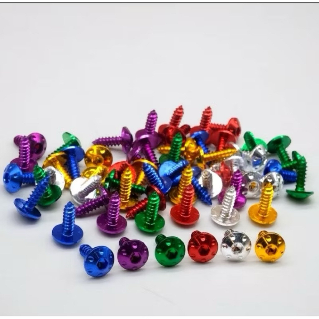 baut beat scoopy genio spacy Baut Vario 125 / Vario 150  Body Probolt Bintik Universal 6 Warna