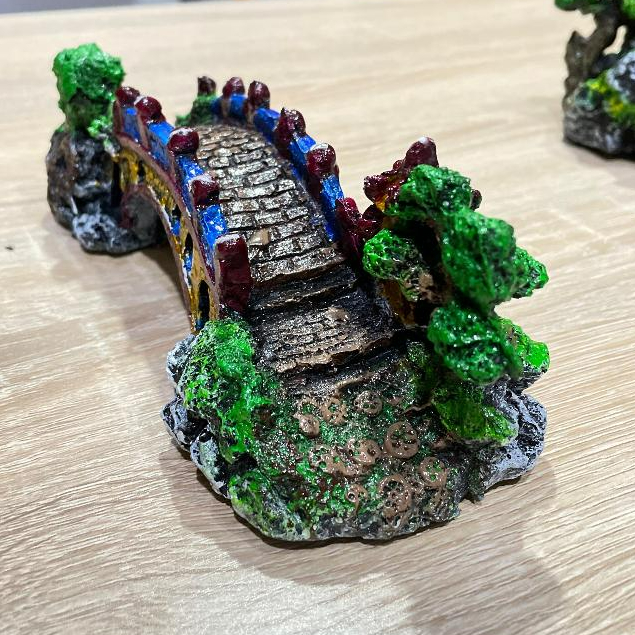 (The Claw) Jembatan Thailand hiasan aquarium jembatan thailand, dekorasi aquarium jembatan thailand,