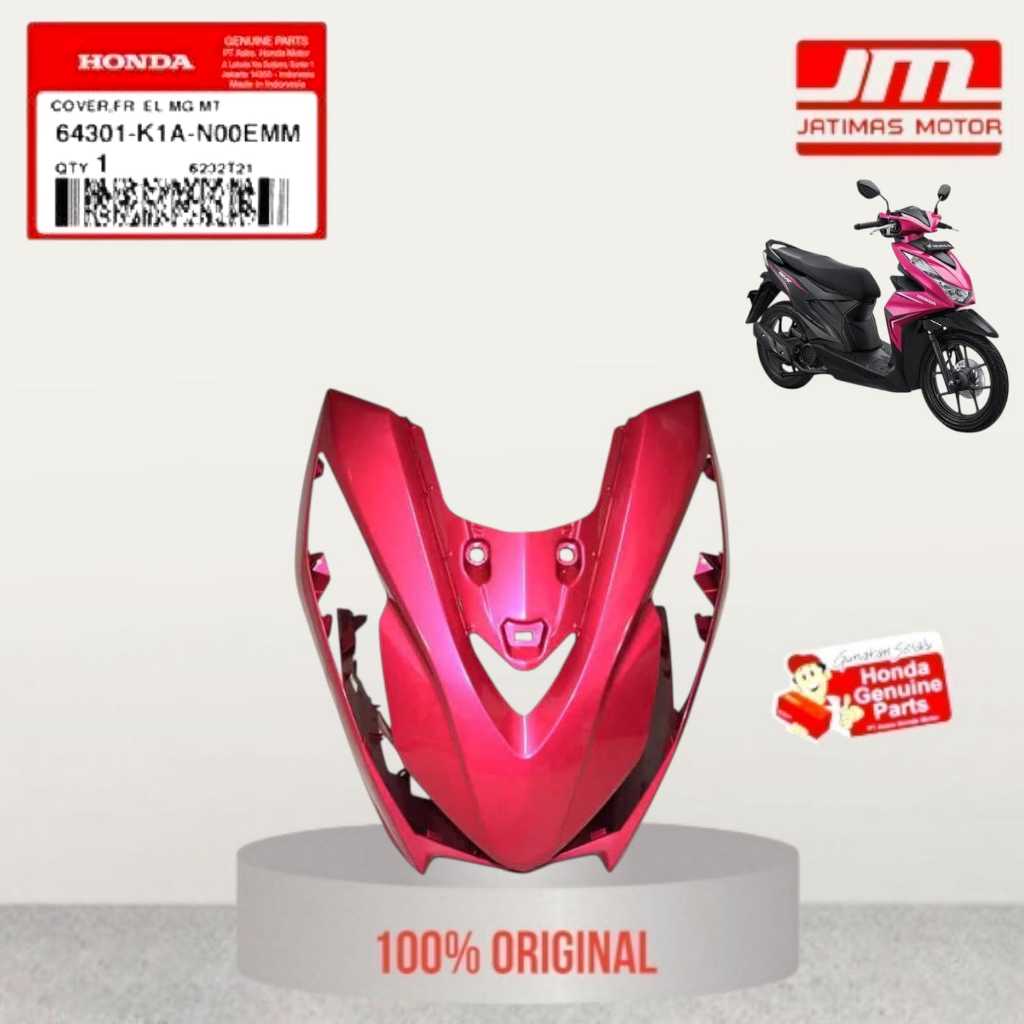 64301-K1A-N00EMM Cover tameng lampu depan beat led K1A pink magenta 64301-K1A-N00EMM