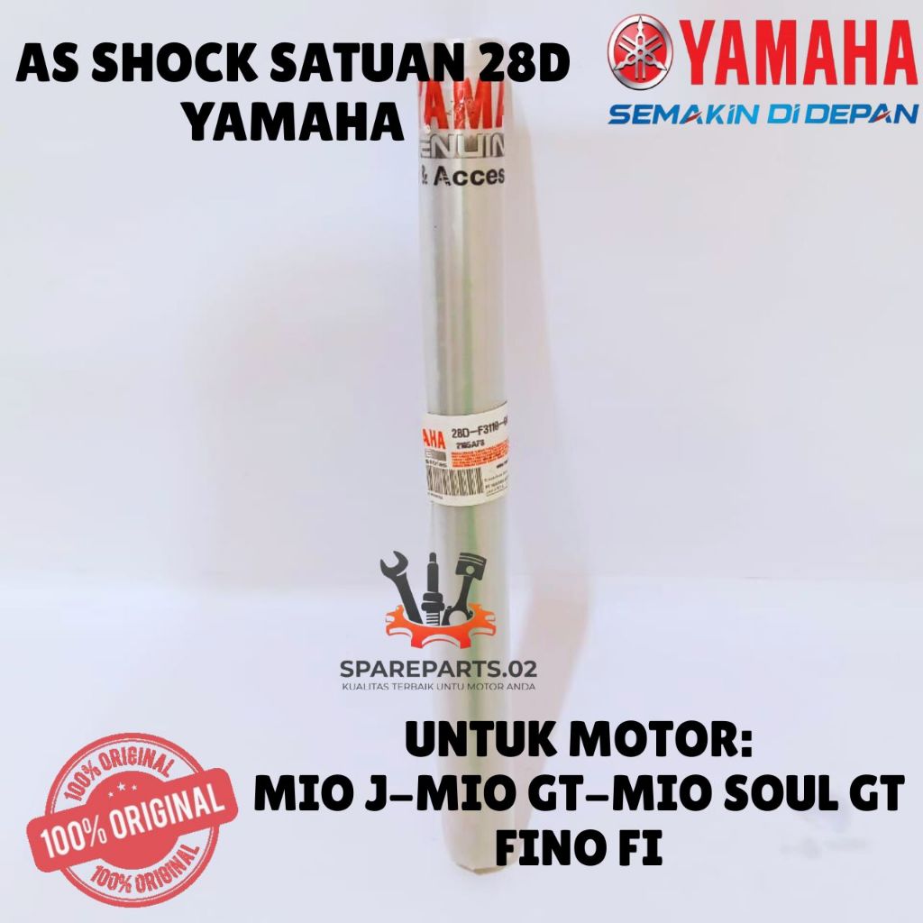 AS SHOCK DEPAN SATUAN ORIGINAL YAMAHA KODE 28D, AS SHOCK MIO J, AS SHOOCK MIO GT, AS SHOCK MIO SOUL 