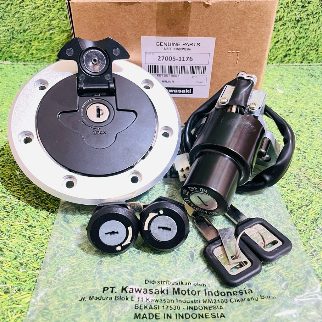 kunci kontak set kawasaki ninja 2 tak 150 ninja R/RR/SS 2tak kawasaki