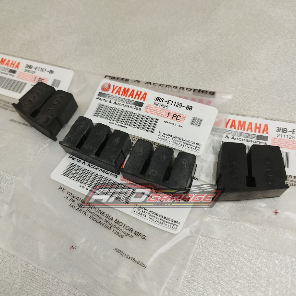 SET DEPAN KARET PEREDAM HEAD RX KING RXK RXS YAMAHA ORIGINAL 3HB-E1161-00 3HB-E1162-00 3RS-E1129-00