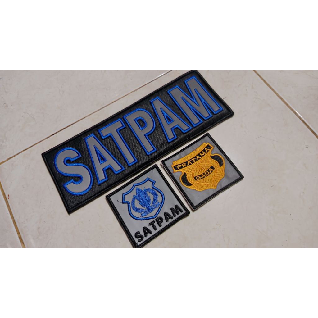 LOGO SATPAM PREKAT ROMPI - LOGO BORDIRAN SATPAM - LOGO BORDIRAN TIMBUL