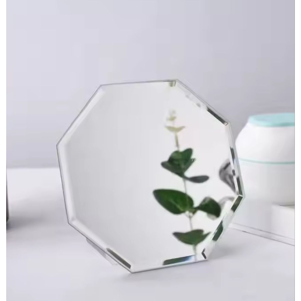 Cermin oktagonal  - kaca cermin Bevel  - cermin  segi delapan  - oktagonal mirror