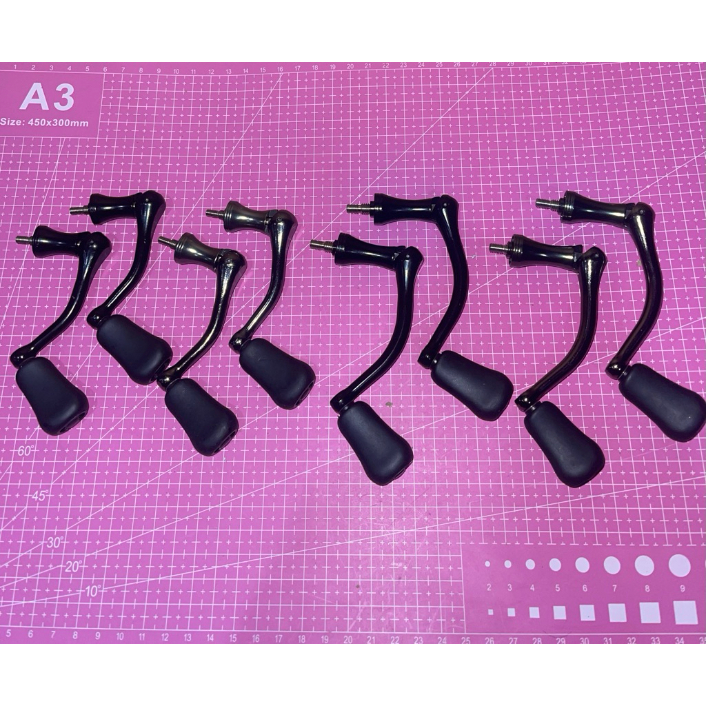 HANDLE REEL PANCING CNC KNOP RUBBER BULAT UKURAN 1000 - 6000 UNIVERSAL