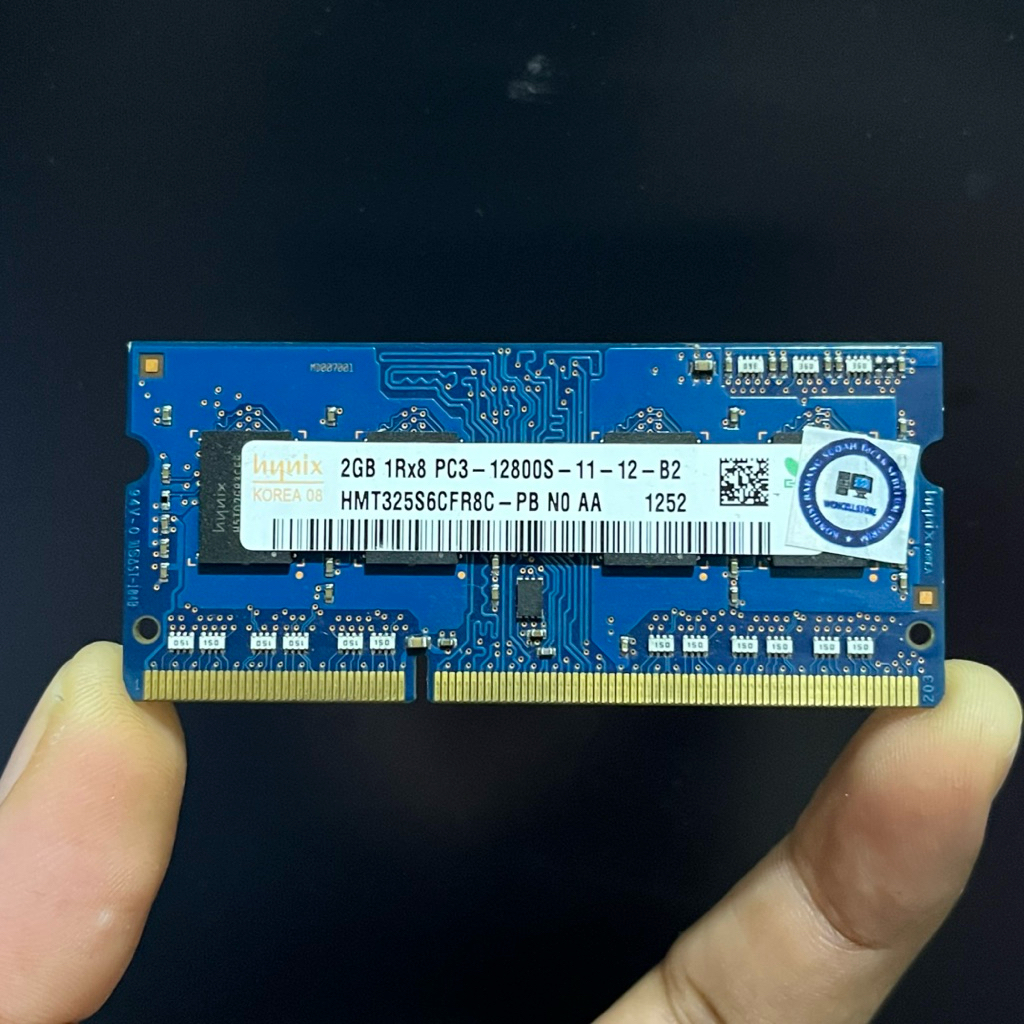 RAM LAPTOP HYNIX 2GB 1Rx8 PC3-12800S/1600MHZ DDR3