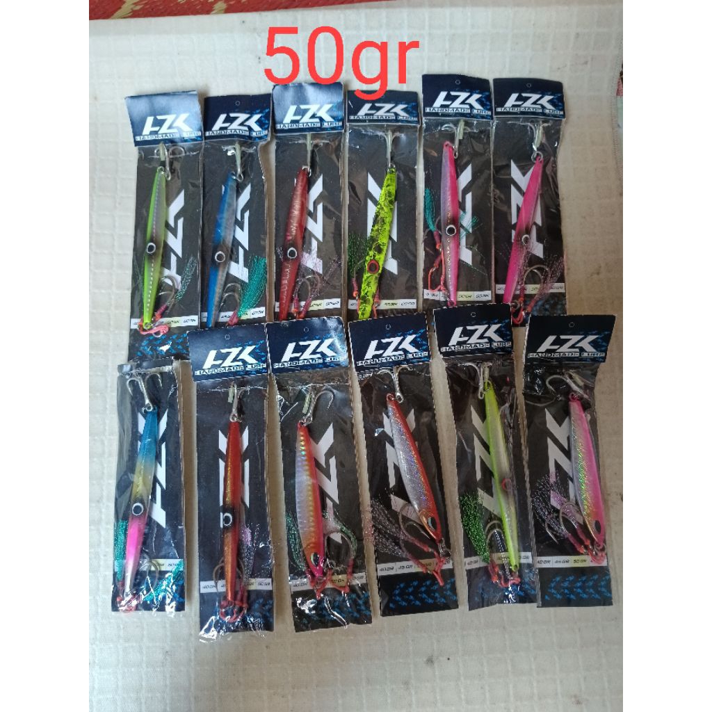 Obral 50% Metal Jig Micro Jig AZK 50gr Asis Hook dan Triple Hook