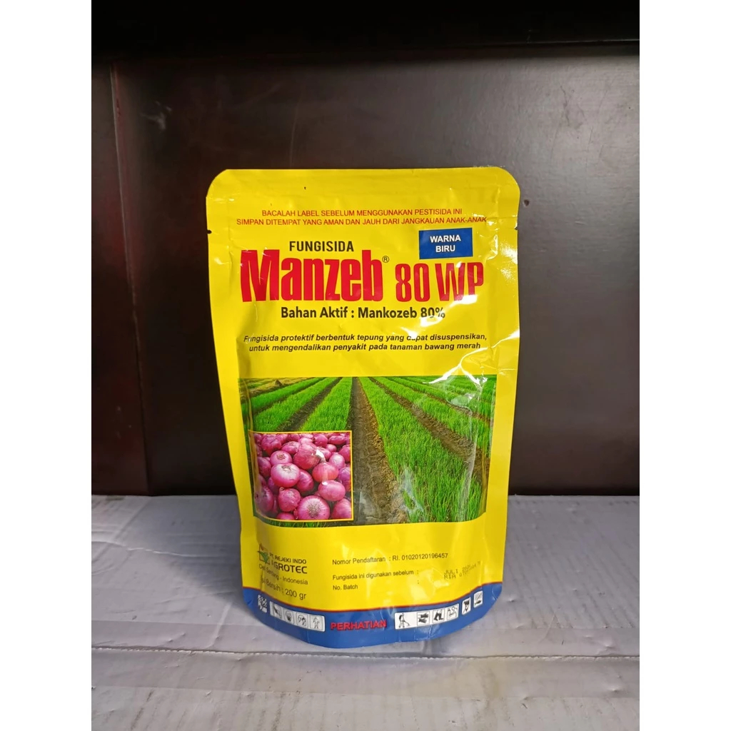 FUNGISIDA MANZEB BIRU 80WP 200GR