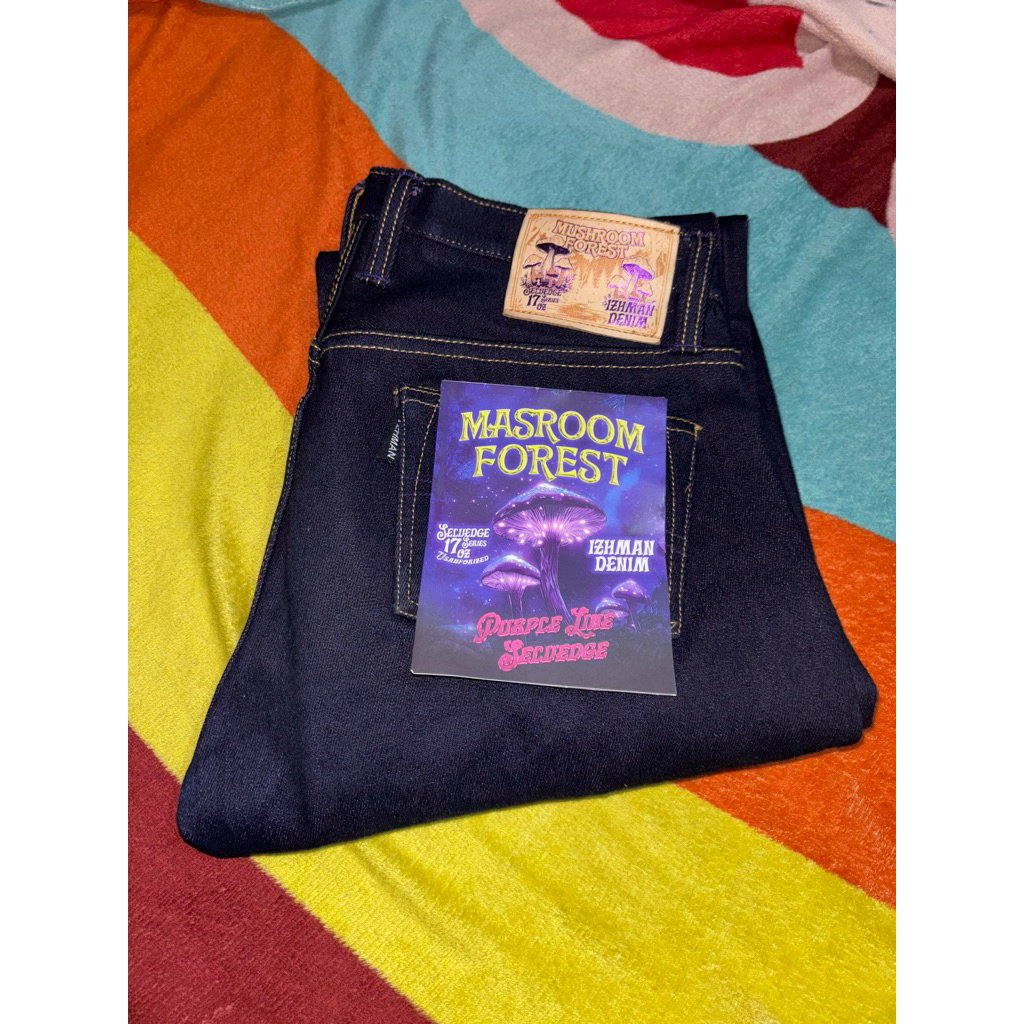 Mushroom Forest 17oz By Izhman denim Size 32