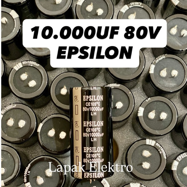ELCO 10000UF 80V EPSILON ORIGINAL