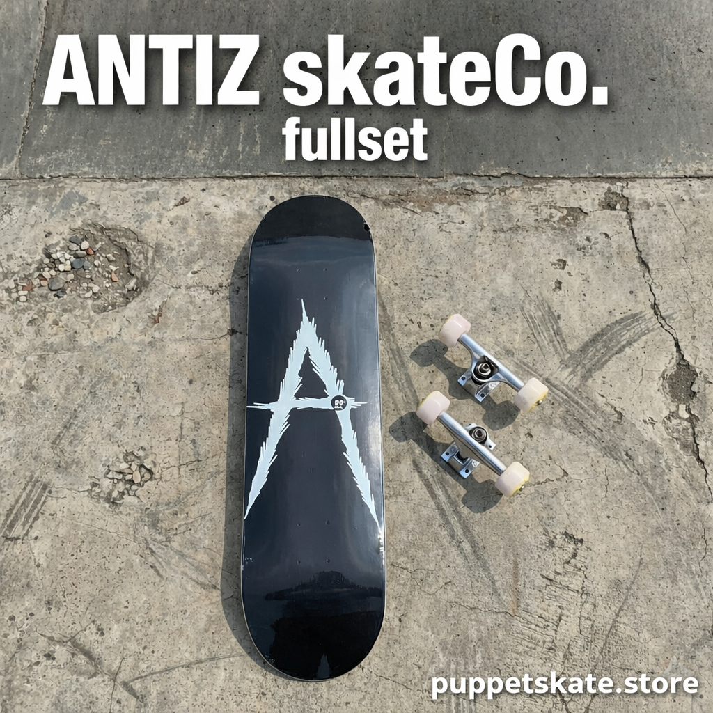 ANTIZ skateboard lengkap  fullset pro grade 100% canadian original wood