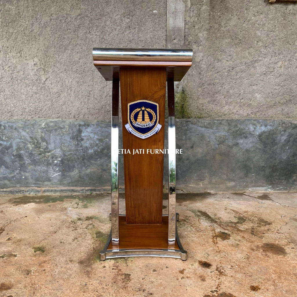 Podium Mimbar Kepresidenan Kayu Jati