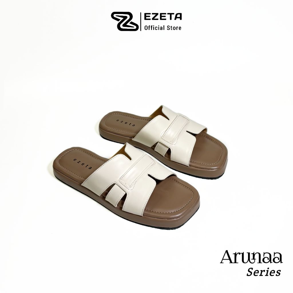 EZETA Arunaa - Sandal wanita platform empuk tinggi 2cm korean style model kekinian.