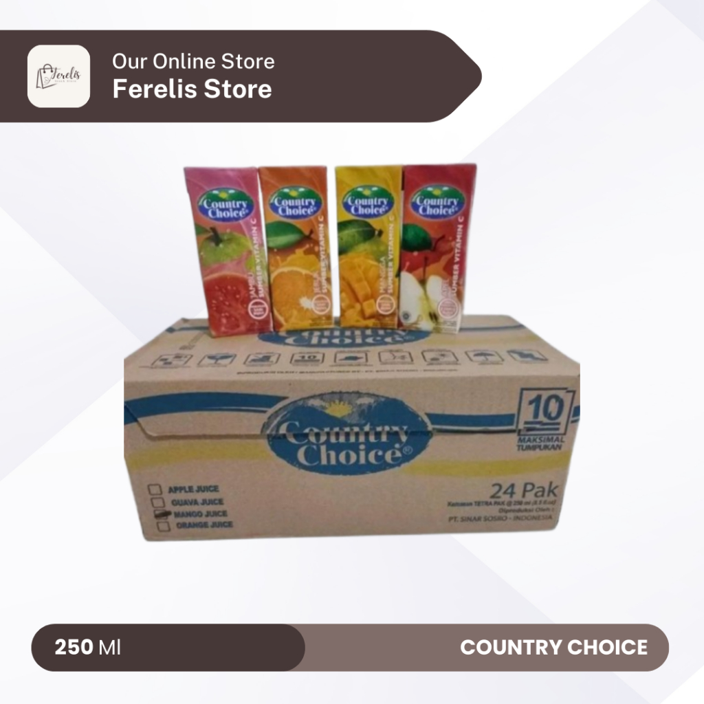 Country Choice Juice 250 Ml - [Karton]