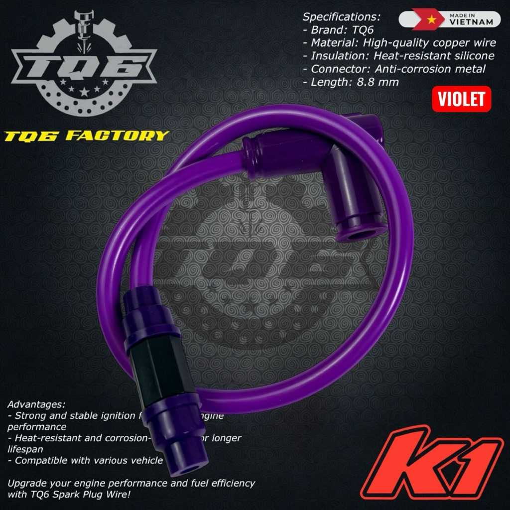 NEW KABEL CANGKONG BUSI TQ6 UNIVERSAL TWIN CORE/ KABEL MOTOR WATERPROOF SEMUA MOTOR UNIVERSAL MOTOR 