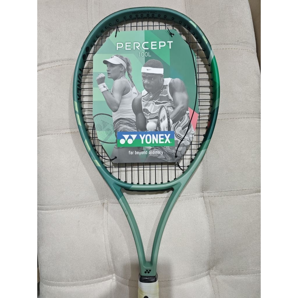 Raket Tenis Yonex Percept 100L (280g) Made in Japan. asli original raket ini bekas seperti baru, ter