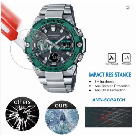 g0nur tempered glass for CASIO G-SHOCK GST-B400MV-5A GSTB400MV GST B400MV anti gores jam tangan TG p