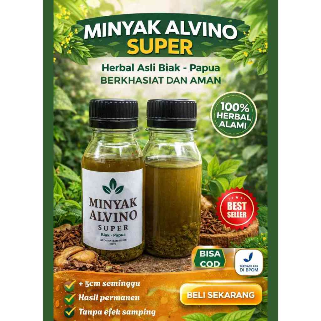 Minyak Alvino Biak Papua Original